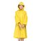 ODM Şeffaf Yağmurluk Bayan, Yetişkin Sarı Yağmurluk Katlanabilir Kokusuz