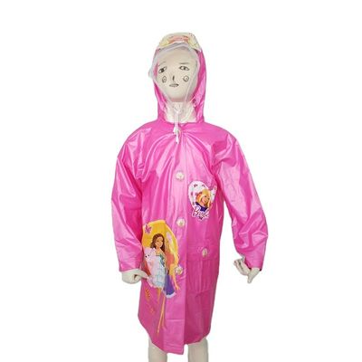 0.18mm Çocuklar Uzun Yağmur Ceketi, Yeniden kullanılabilir erkek hafif su geçirmez ceket