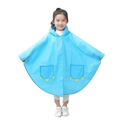 Çocuklar İçin BSCI Yağmur Pançoları Çok Amaçlı OPP Paketli Tek Giyim