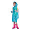 ODM Şeffaf Çocuk Yağmurluk 0.25mm Kalınlık Kapüşonlu Şeffaf Yağmur Ceketi